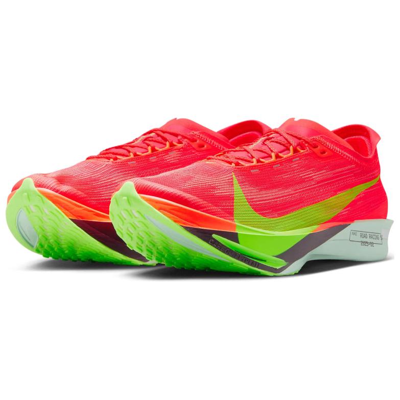 Nike ZoomX StreakFly 2 Bright Crimson Hyper Orange Gridiron Lime Blast Sneakers Casual HF6416-600
