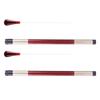 2Sets Plastic Conducting Baton Red Music Baton Professional Baton  For Music Band