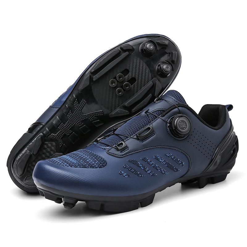 Chaussures de Vélo VTT Femme Chaussures à Pédales Plates Chaussures de Vélo Baskets de Vélo de Route Vitesse Chaussure à Crampons Spd avec Chaussure de Vélo de Montagne rose