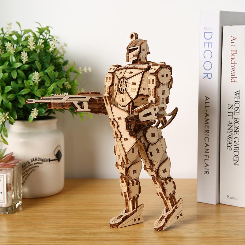

3D Stereo Robot Model Puzzle Toy for Children s Education and Creativity
