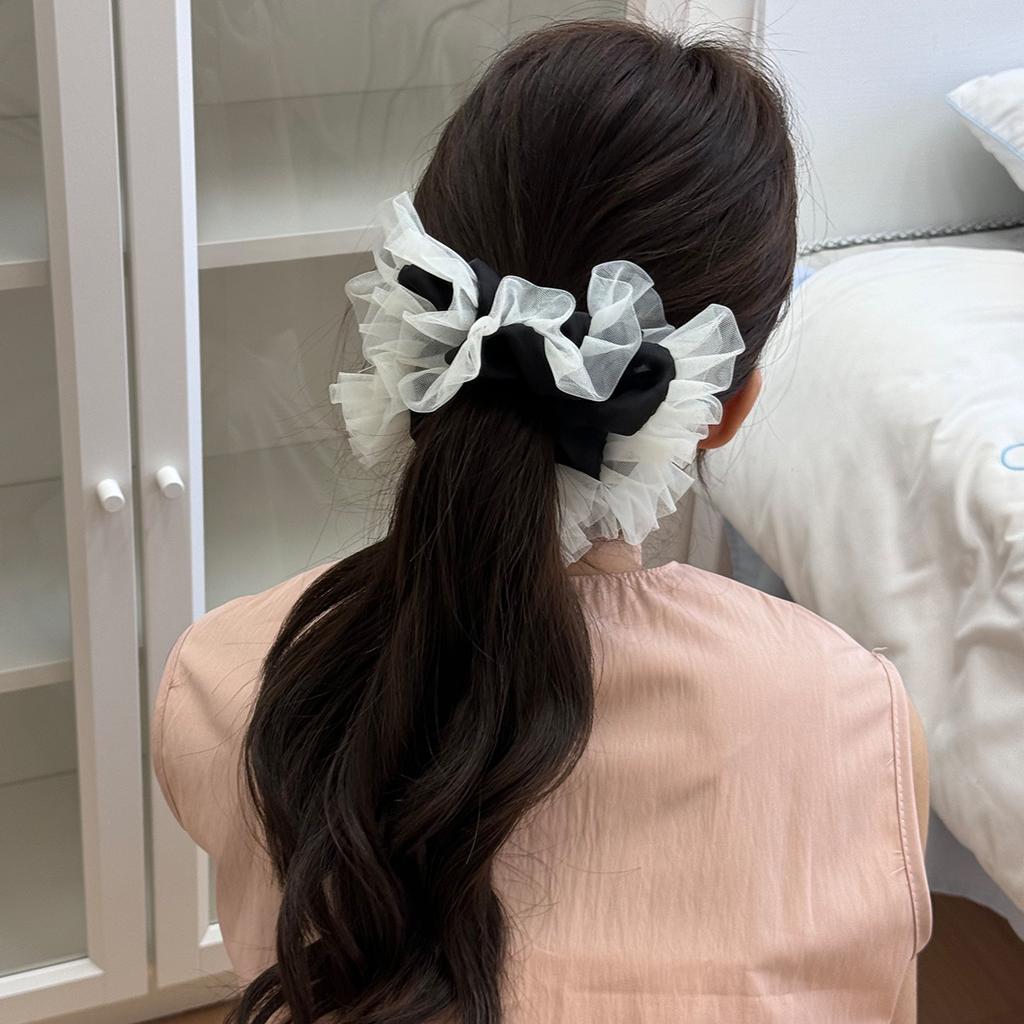 Large rubber band for hair women girl elastic scrunchie ties korean vintage popular leading fashion adults kpop Gift new in