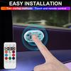 4Pcs LED Interior Car Lights Wireless With Remote, Portable USB Rechargeable Car Interior Led Night Light For Car Decor