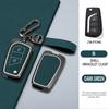zinc Alloy Leather Car Flip Key Case Cover For S5 Hilux Corolla Avensis Prado Fortuner RAV4  CT IM CHR Shell Fob Accessories JH5