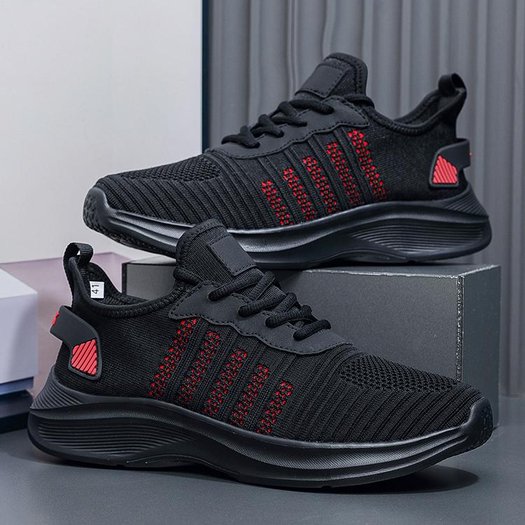 Men's Running Shoes Breathable Man Sports Sneakers Lace Up Comfort Casual Walking Shoes Athletic Training Footwear