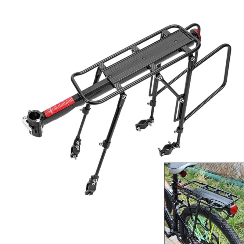 Bicycles Luggage Carriers Cargo Rear Rack Luggage Carriers Rear Rack Install Shelf Cycling Seatpost Bag Holder Stand