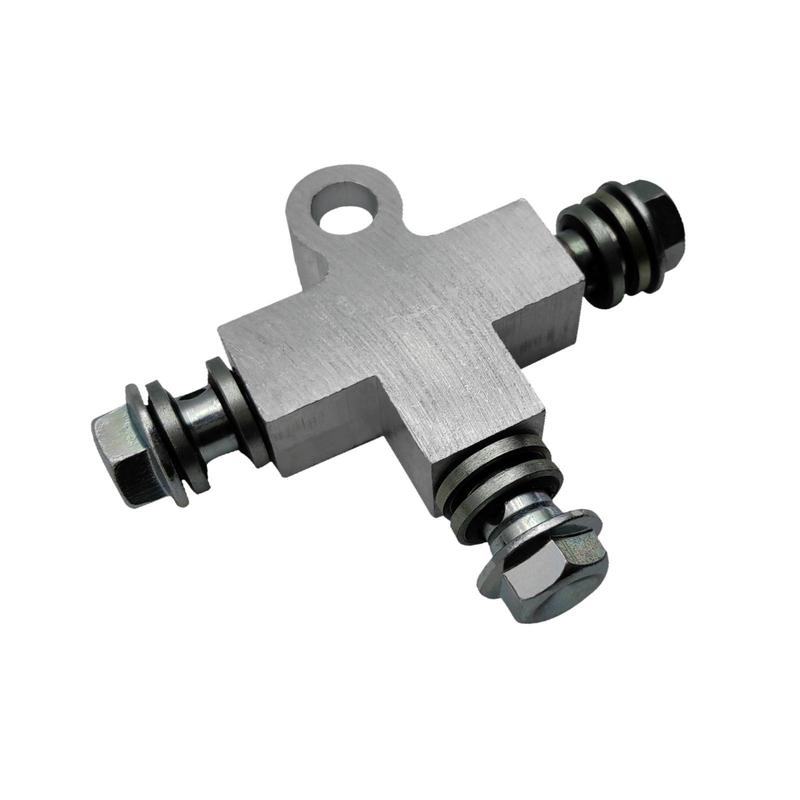 Hydraulic Brake Oil Line Tee M10 T Shape Brake Line Tee Car Brake Tee Beach Kart Brake Hose 3 Way Connector 10mm Hose Connector