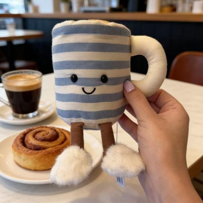 New Doll New Oatmeal Mug Cute Doll Plush Toy Doll To Give A Friend A Gift.