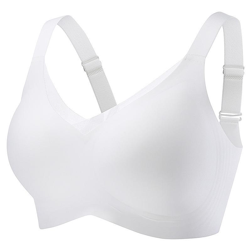 Women S No Wire Jelly Vest Style Seamless Plus Size Push Up Bra