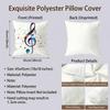Print Sheet Music Printing Cushion Cover Decorative Cushions Covers Cover Sofa 50X50 Pillow 4 Piece 45X45 40X40 Pillowcase