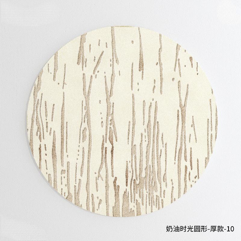 

Французский Роскошный Круглый Ковер для Декора Спальни Большой Площади Плюшевый Ковер Кремового Стиля Ковры для Гостиной Пушистый Мягкий Утолщенный Напольный Коврик 80x80cm