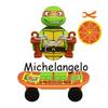 Promotions!!! Ninja Turtles Shredder Splinter Michelangelo With Pizzas Model Action Figure Blocks Construction Toys for Children