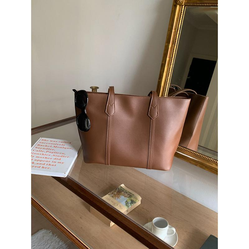 College Student Class Bag Women's Autumn and Winter 2025 New Trendy Retro Versatile Commuter Shoulder Bag Casual Tote Big Bag