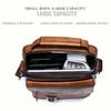 Practical Shoulder Bag for 9.7" Ipad Men PU Leather Flaps Men's Crossbody Bags Business Flap Male Solid Messenger Travel Bag