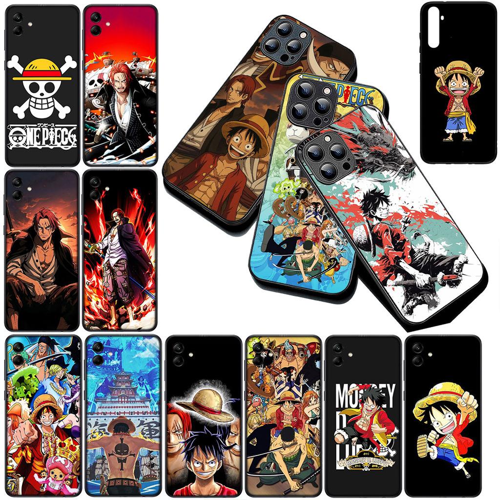 Soft Cover for Xiaomi Redmi Note 12 11 10 A3 Pro 10A 10C 12C Note12 5G 4G Casing Phone Case Red Hair One Luffy Pieces Shanks
