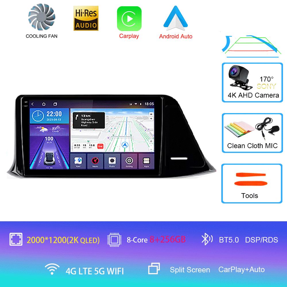 Car Radio Android 14 Carplay For Toyota C-HR CHR 2016 2017 2018 2019 2020 Multimedia Video Player Navigation Stereo GPS 2din DSP