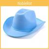 Color Felt Solid Cowboy Hat Sewing Craft Party Costumes Holiday Supplies Gifts