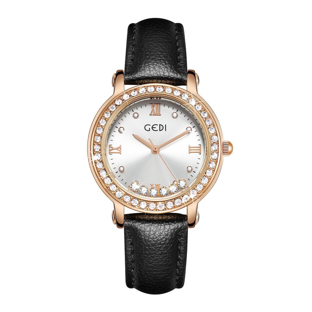 Creative Fashion Ladies Watch With Waterresistant Quartz Movement And Decorative Dial