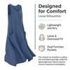 Summer European And American Style Pocket Sleeveless Round-Neck Women'S Pure Cotton Dress