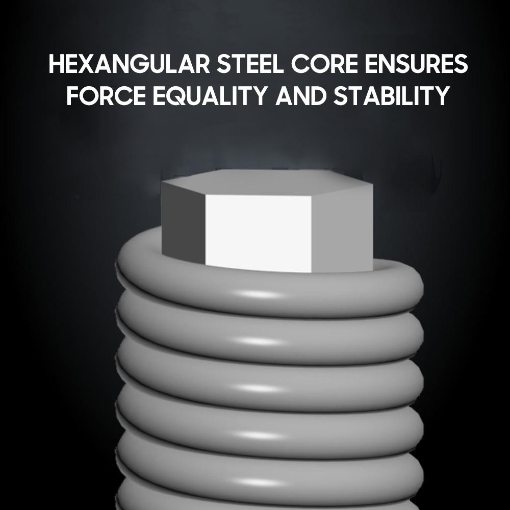 ZIKO S-012 Acoustic Guitar Strings 6 String Set (.012-.053) Hexangular Steel Core and Phosphor