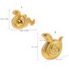 Cute Golden Snake Piggy Bank Unique Desktop Animal Jar Funny Snake Year Ornaments  Collection