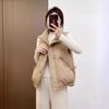 European and American down cotton vest women's new cotton jacket vest versatile loose winter vest warm jacket vest