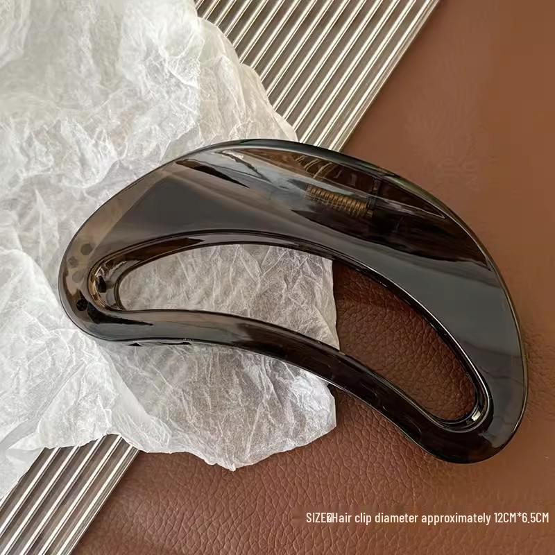 

Large Cross Simple Claw Clip for Thick Hair - High-End Shark Moon Hair Accessories