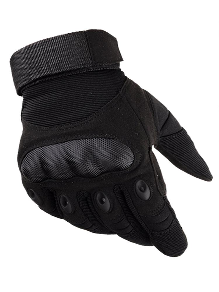 

Tactical Gloves hard shell black eagle tactical sports gloves male cross border protection male five finger hard shell training L чёрный