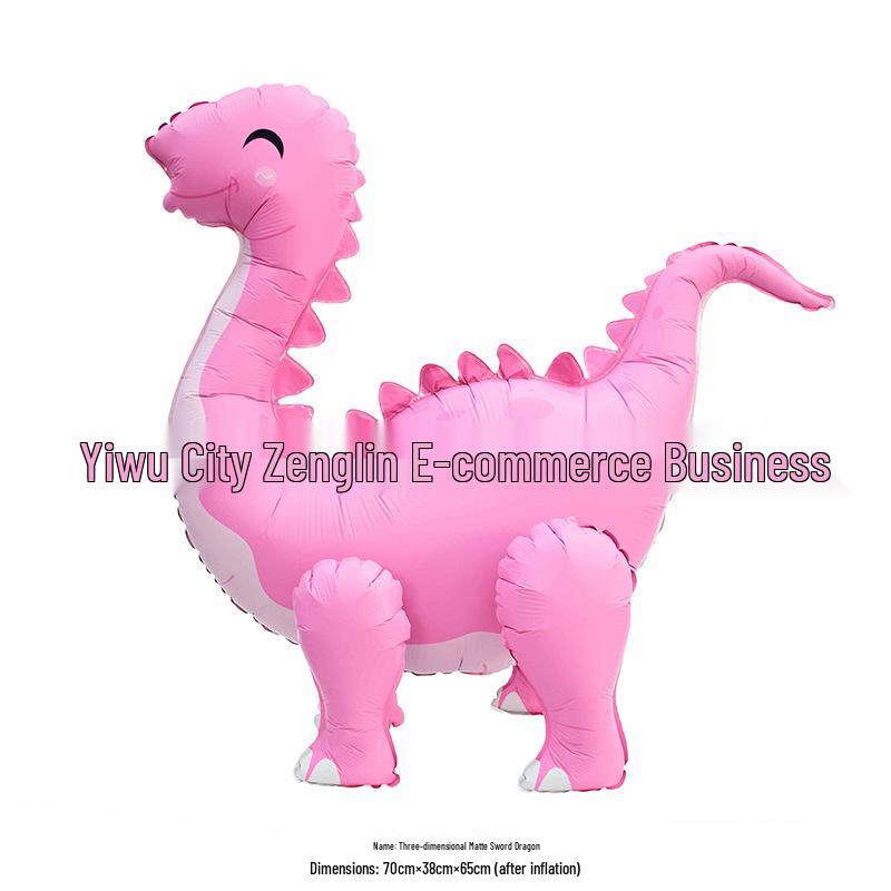 Dinosaur Aluminum Foil Balloon Party Decoration Set