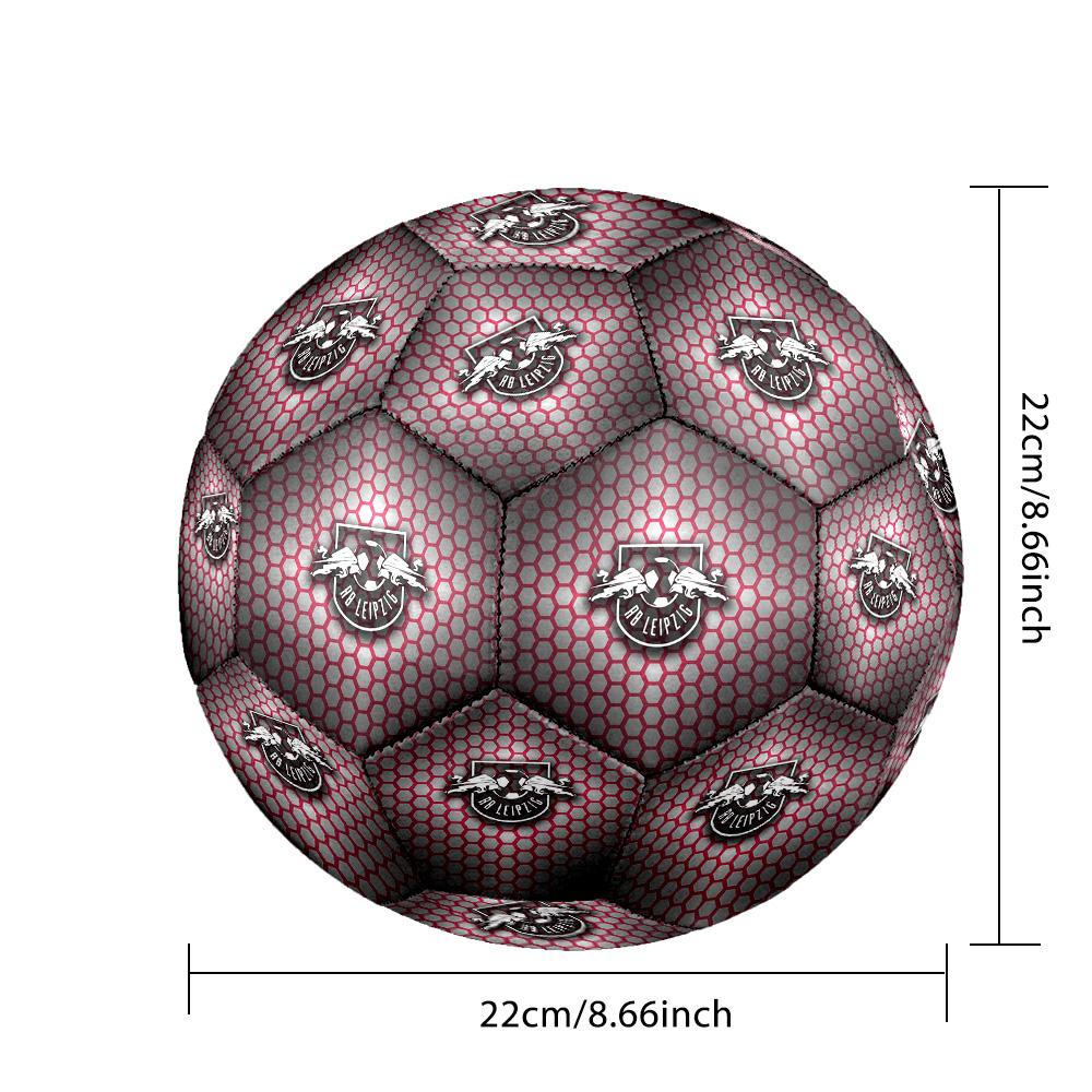 RBL logoSoccer Ball Colorful All Ages Machine Stitched PVC Competition Ready Durable High-Bounce