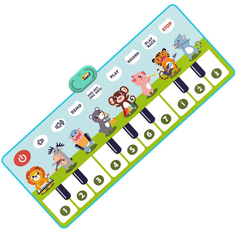 Dětská multifunkční hudební klavírní podložka Podlahové piano pro batolata Klávesnice s Midi dětskou podložkou Hudební koberec Vzdělávací hračky Dárky pro děti