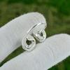Easter Deal Aquamarine Rough Gemstone Sterling Silver Stackable New Ring Jewelry