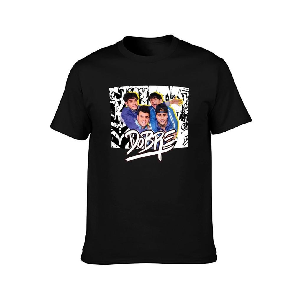 Dobre Brothers T-Shirt Übergröße Basic Baumwoll-T-Shirt