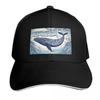 Watercolor Humpback Whale Baseball Cap Hip Hop Unisex Hat Fashionable Beach Outing Caps For Women Unisexs