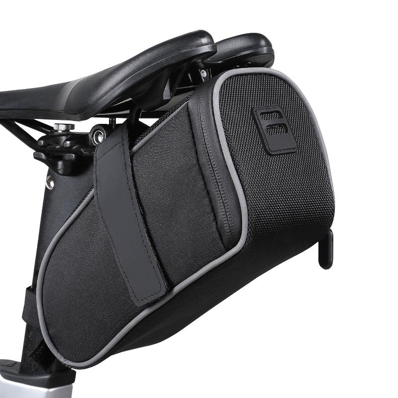 

Bicycle Saddle Bag Portable Mini Bike Saddle Bags Reflective Scratch Resistant Cycling Bag Accessories чёрный