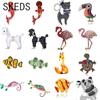 SKEDS 24 Stile Mode Damen Herren Fisch Eule Kristall Anstecknadeln Trendiger Luxus Tier Anstecknadel Schmuck Kleidung Mantel Schnalle Abzeichen