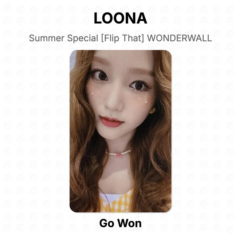 LOONA Summer Special [Flip That] WONDERWALL Official Photocard