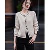 Demana Women's Sophisticated Contrast Knit Cardigan