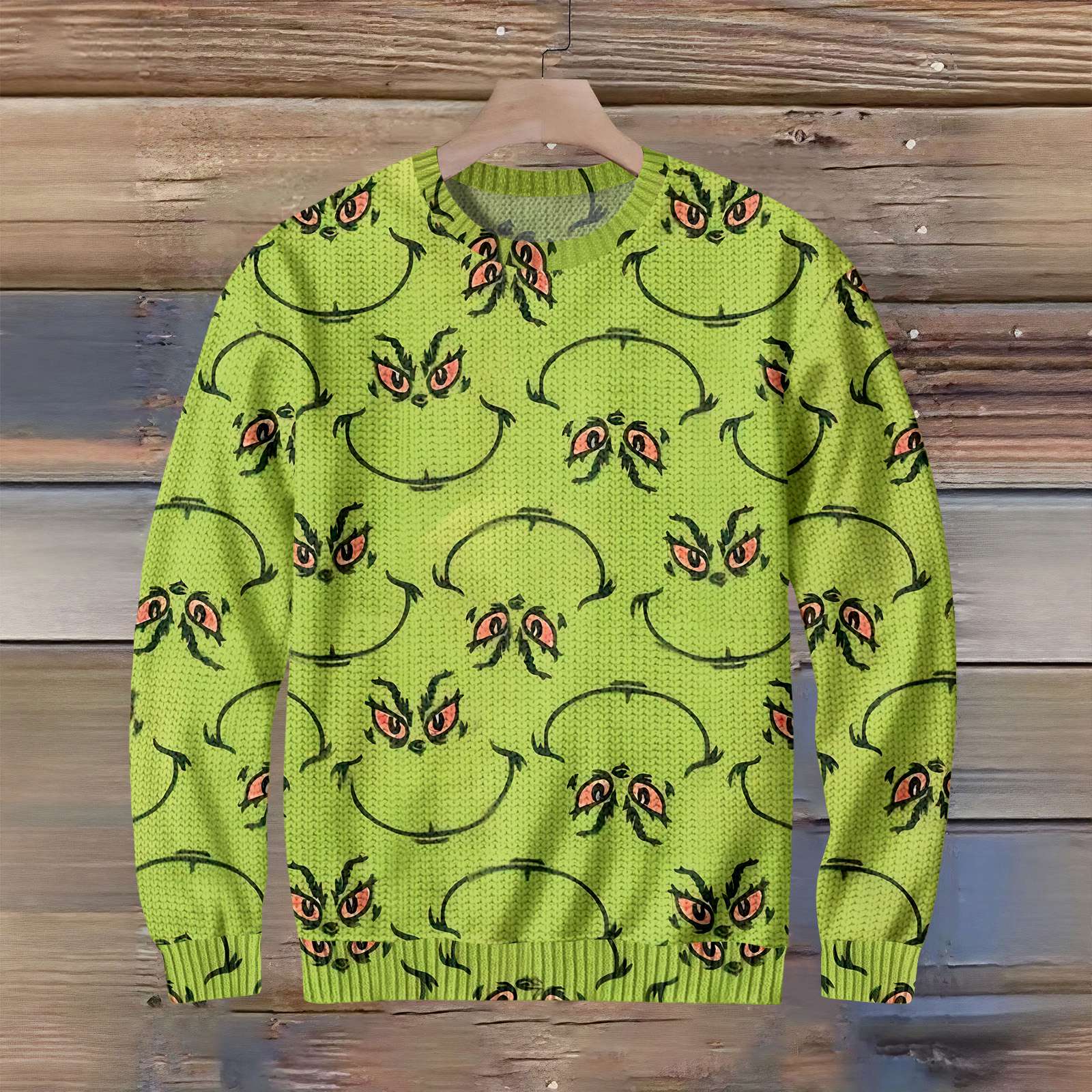 Christmas Men s Casual  Print Sweater XXL
