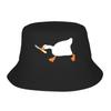 Duck Goose Accessories Bucket Hat Style Men Women Sun Hat Biting Knife White Goose Bob Packable Fishing Fisherman Cap Camping