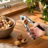 Handheld Nut Cracker Crackers for All Nuts, Heavy Duty Nutcracker Pecan Easy Grip Sheller Walnuts, Multi-purpose Seafood Shell Opener Tool with