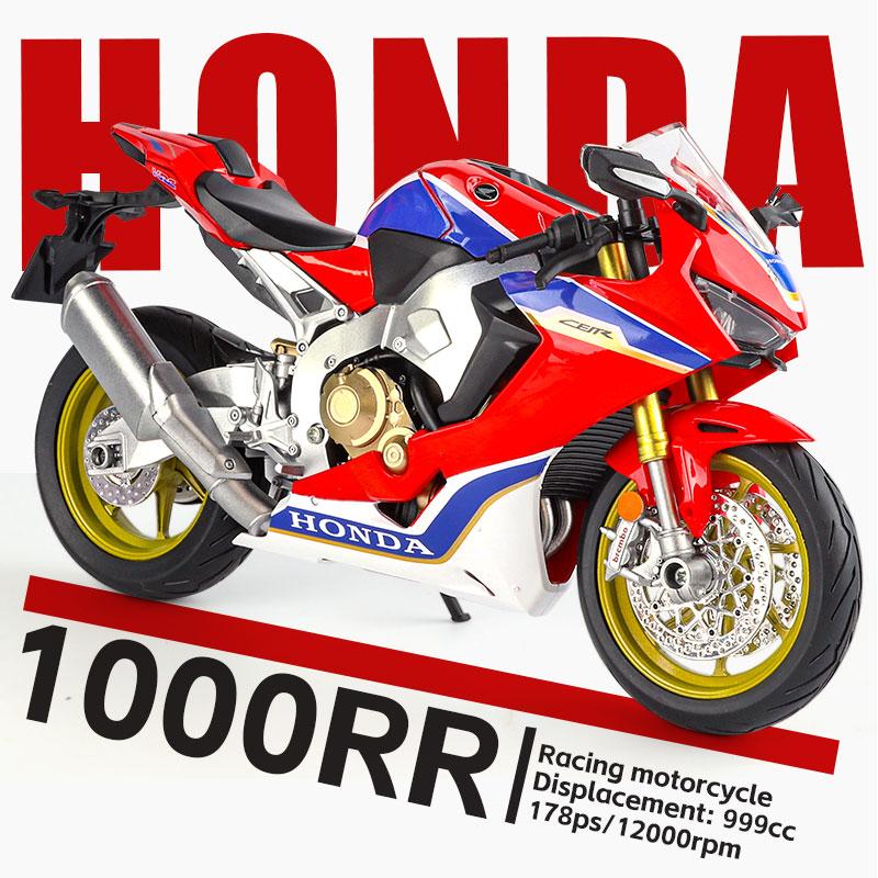 Big Size 1/9 Scale Honda Dreamwing CBR 1000RR Alloy Motorcycle Model Collection Genuine Authorization Motorbike Toy Miniature