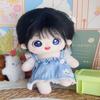 Cowboy Cotton Doll Denim Strap Skirt Doll Accessories Cotton Doll Idol Dolls Overalls  As Kids Gift