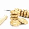 Wood Grooved Gear Curved Massage Stick Multi-Functional Trigger Point Massager  Legs
