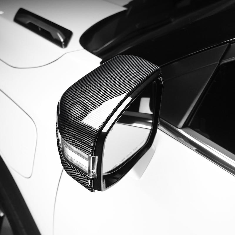 For SSANGYONG TORRES-EVX/ACTYON -2025 Carbon Fiber Black Rearview Mirror Decoration Cover Trim Exterior Accessories