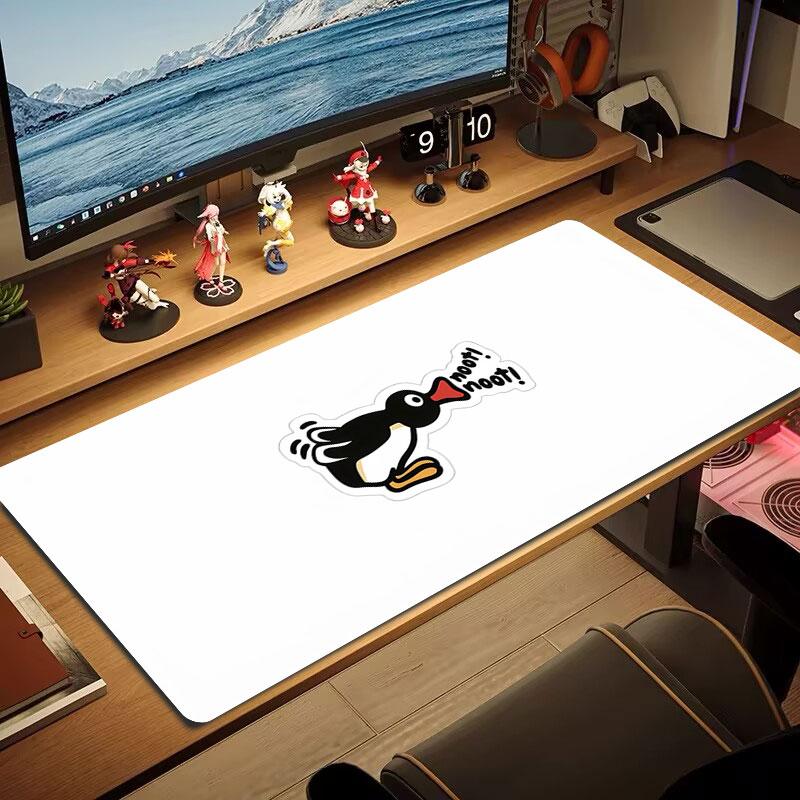 Black Duck Sticker Large Size Mouse Pad Large Gaming Table Cushion Nonslip Laptop Tablet Big Mousepad Xxl Mat Mini Pc Playmat With Lock Edge