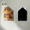 House Refrigerator Magnets Vintage Magnet, Colorful Fairy Tale Town Miniature Home Ornaments Fridge Magnetic Kitchen Decoration Accessories Magnet