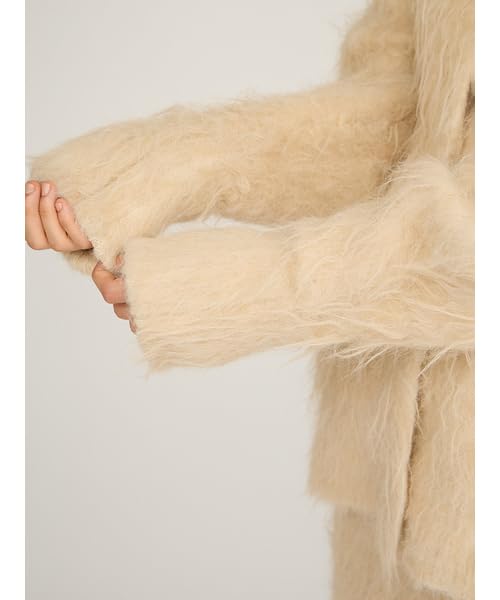 Emi Shaggy Knit Free Size Cardigan, 13WND254038, Women's, LBEG,