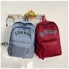 New Backpack Women Korean Style Minimalist College High School Couple Backpack Japanese Nylon Junior Backpack