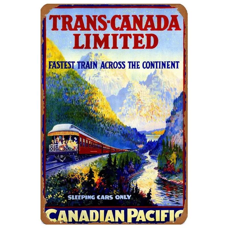 Paris New York City View Landscape Metal Tin Signs Posters Plate Wall Decor for Home Bars Man Cave Cafe Clubs Retro Posters