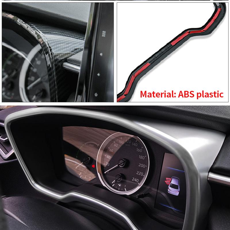 For Toyota Corolla E210    2022 ABS Carbon Car Dashboard Frame Cover Trim Stickers Interior Decoration Accessories